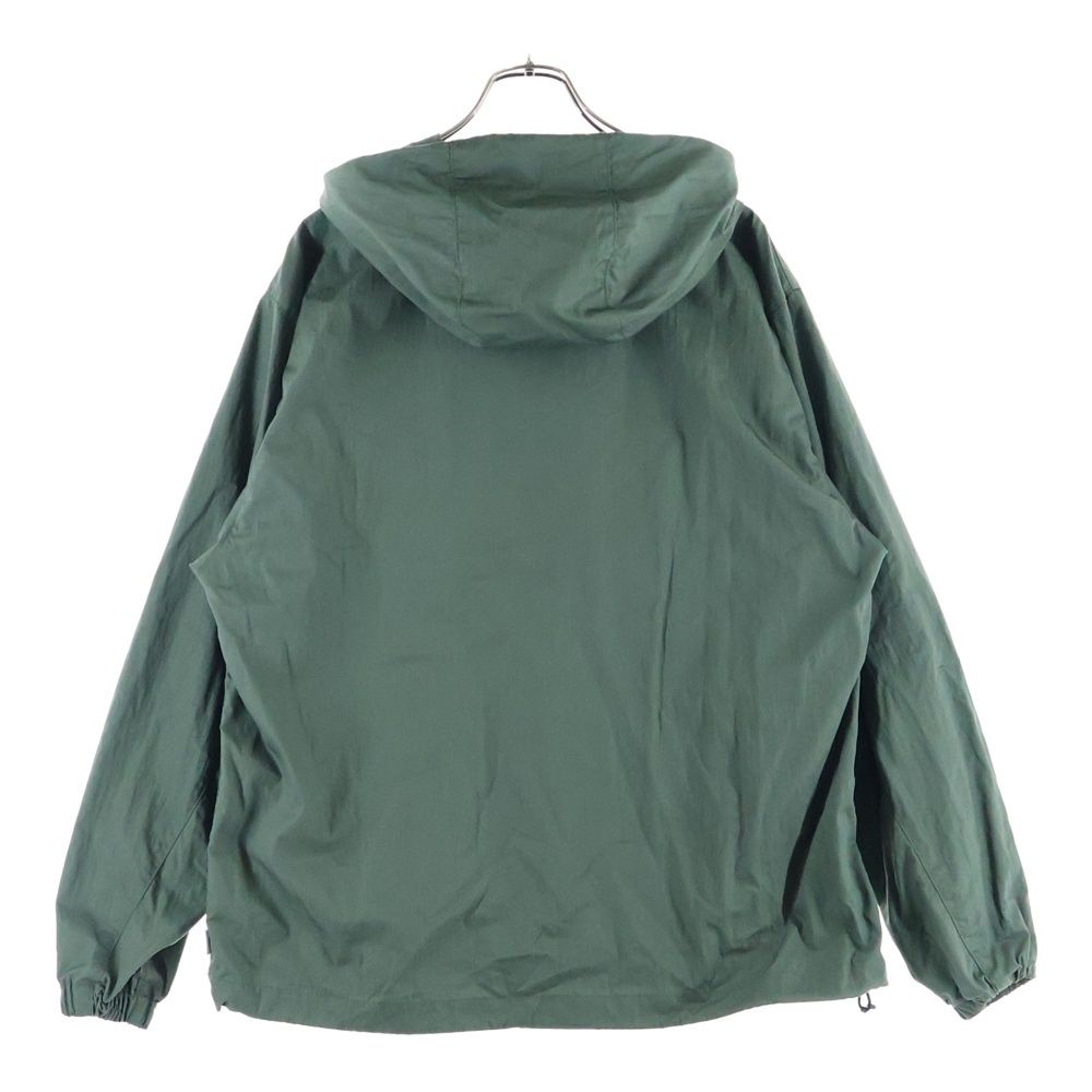 WTAPS ダブルタップス 22SS SBS JACKET NYCO WEATHER ナイロン ハーフジップ プルオーバー フーデッドジャケット カーキ 221WVDT-JKM02