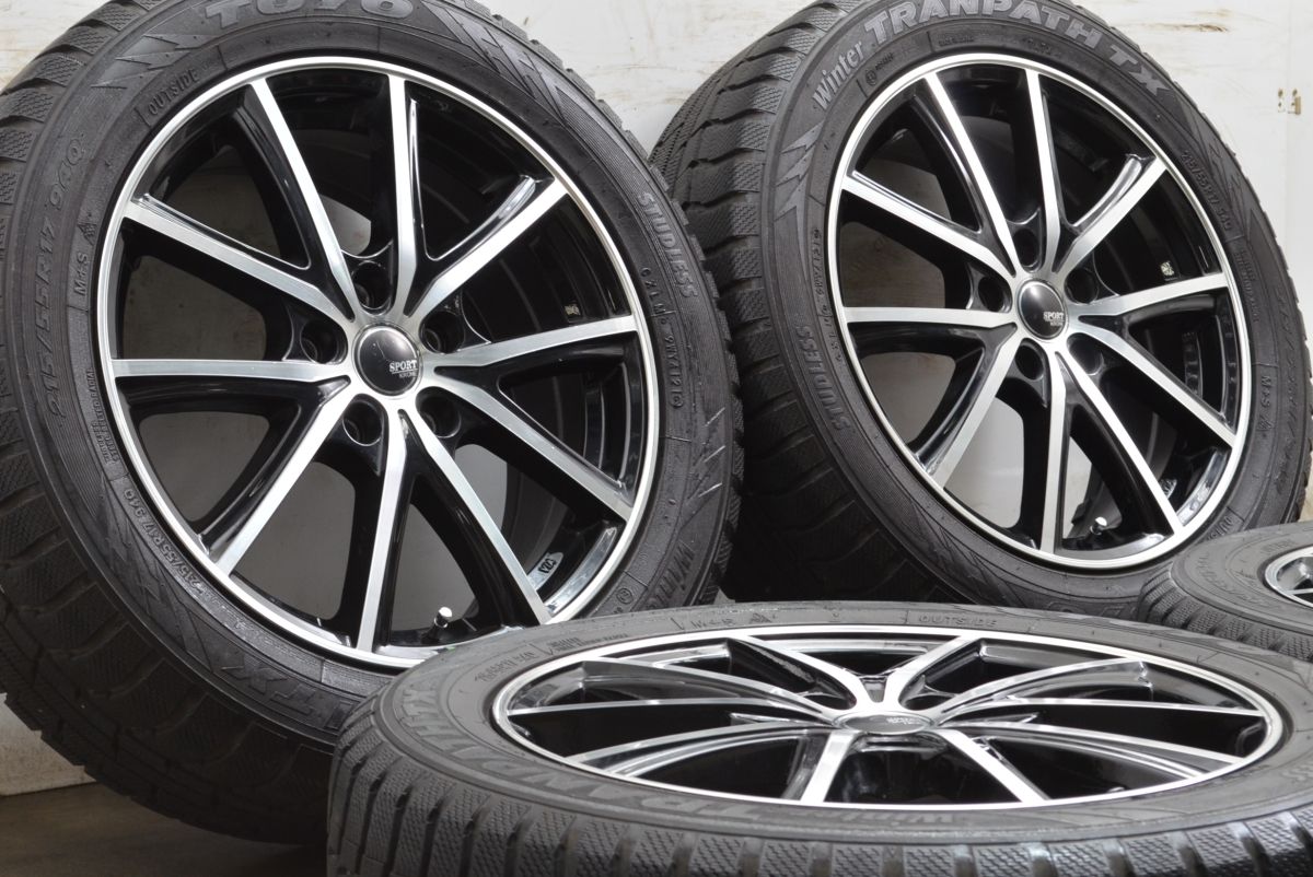 SPORT KRONE 16インチ ホイール 5穴 4本 215⁄60R16 17インチ 215⁄