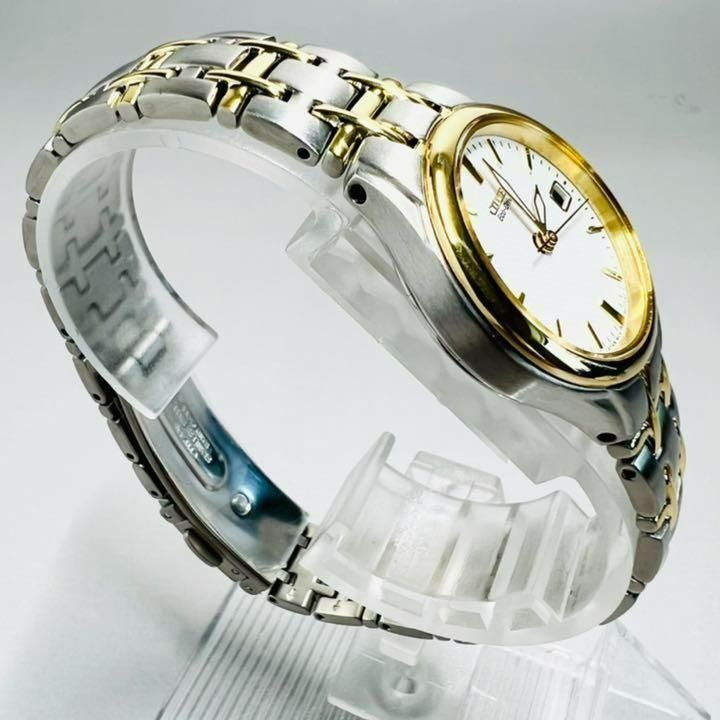 新品】シチズン エコドライブ 定価3.4万円 シルバー レディース腕時計