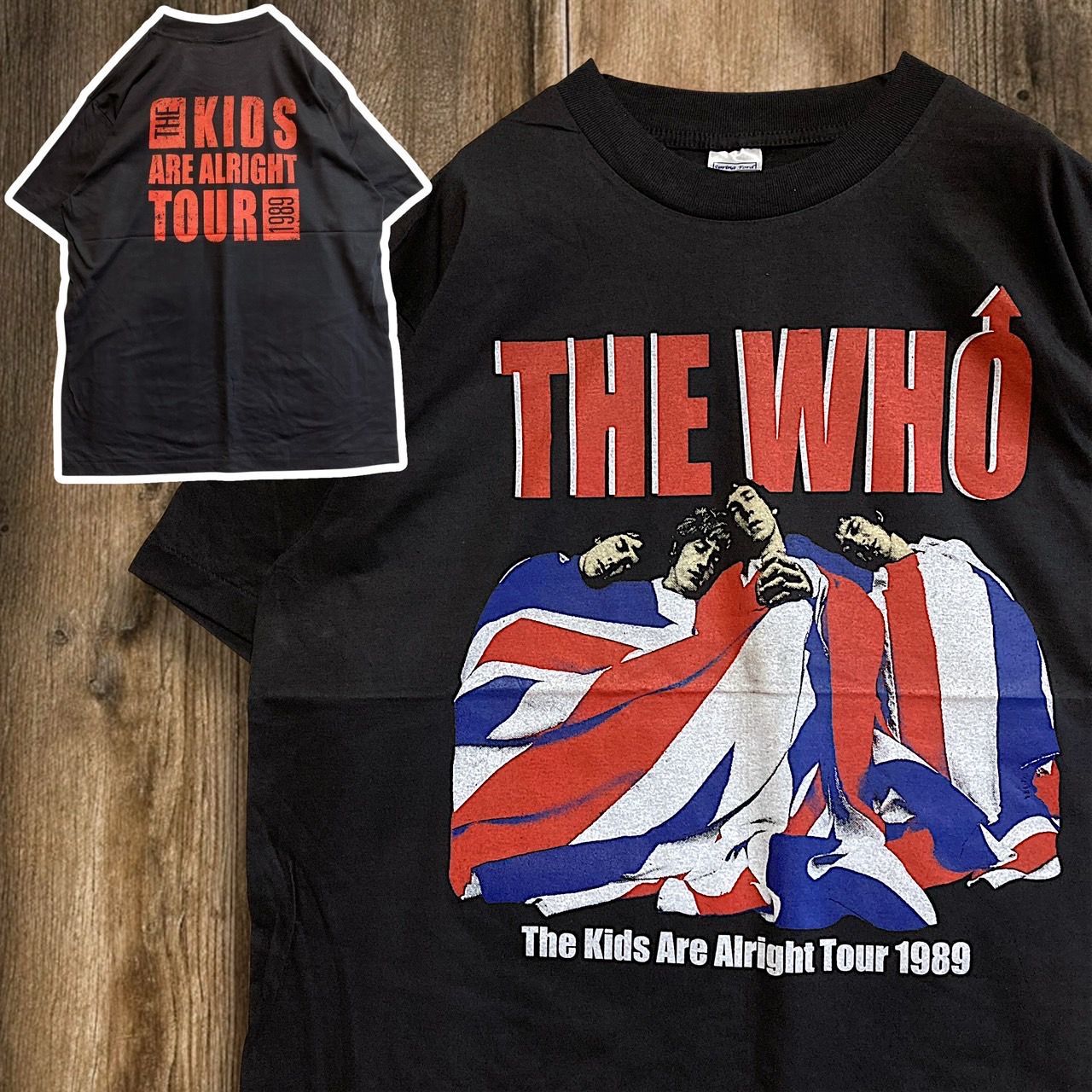 BGYA バンド Tシャツ ビンテージ 古着 USA製 黒 ザフー The Who ロック 