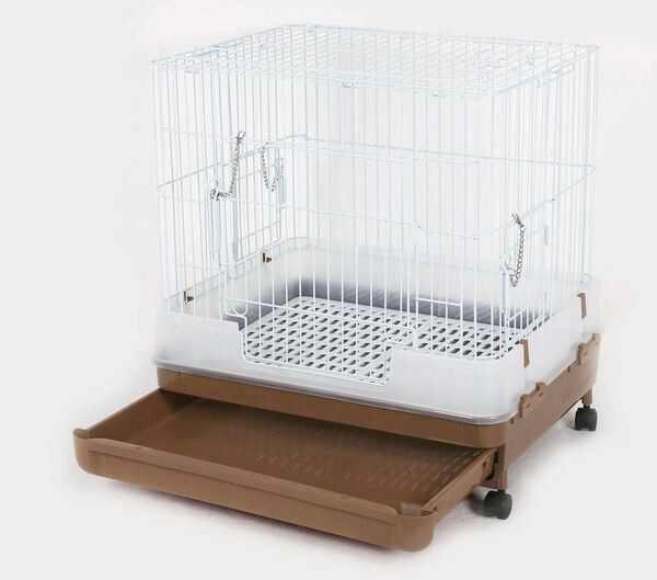 【新品・14営業日以内発送】マルカン 4906456555537 うさぎのカンタンおそうじケージ H60B【沖縄離島販売不可】