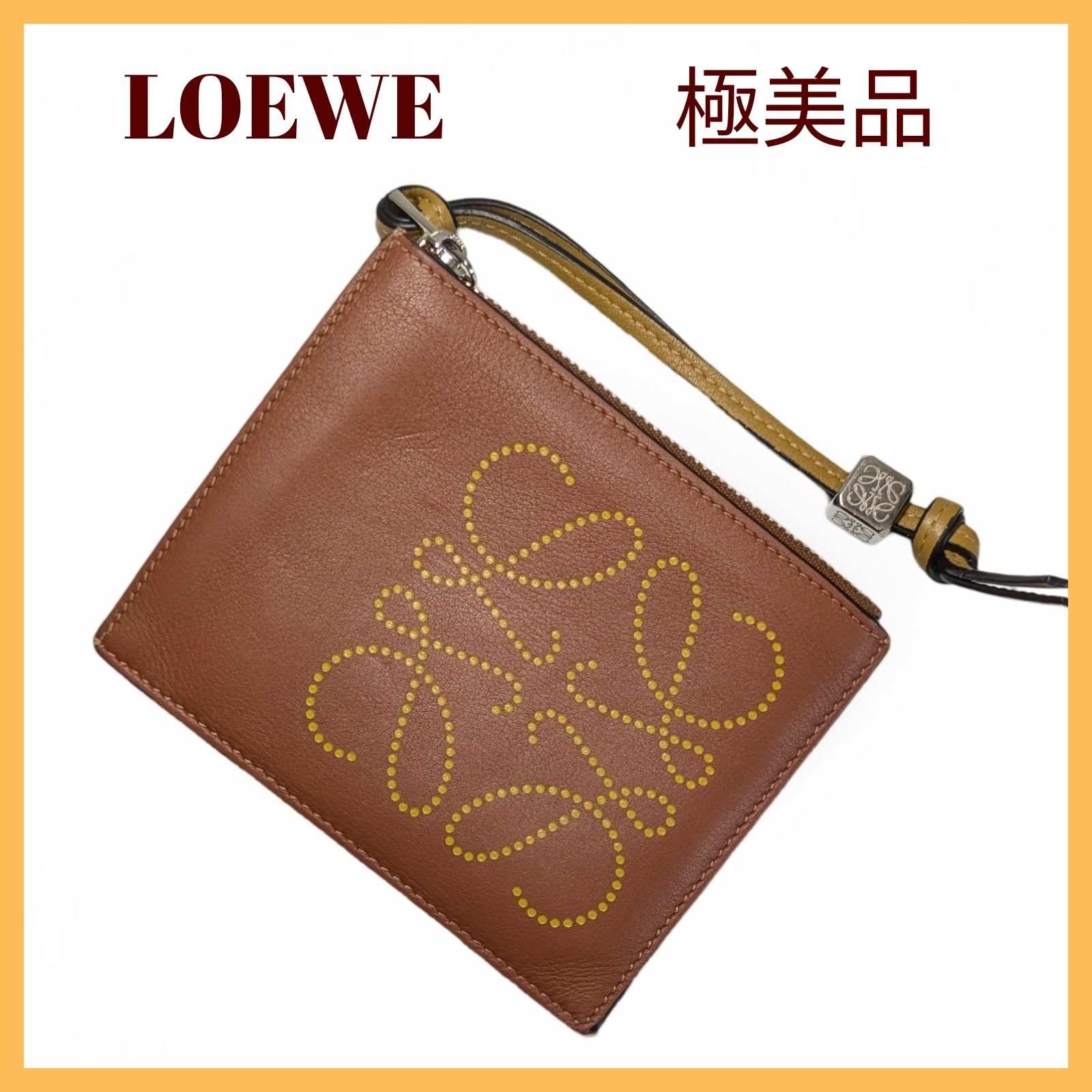 極美品】LOEWEロエベ アナグラム コインカードホルダー ラージ 