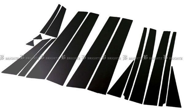 エスティマハイブリッド AHR20 ステンレスブラックメッキピラー