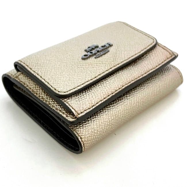 新品　コカルド　人気　三つ折り財布　シャンパンゴールド 新品 コカルド 人気 三つ折り財布 シャンパンゴールド - メルカリ