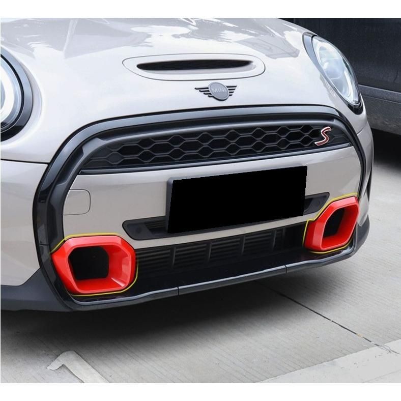 デザイン性UP♪ BMW MINI レッド フロントバンパー エアルーバー 
