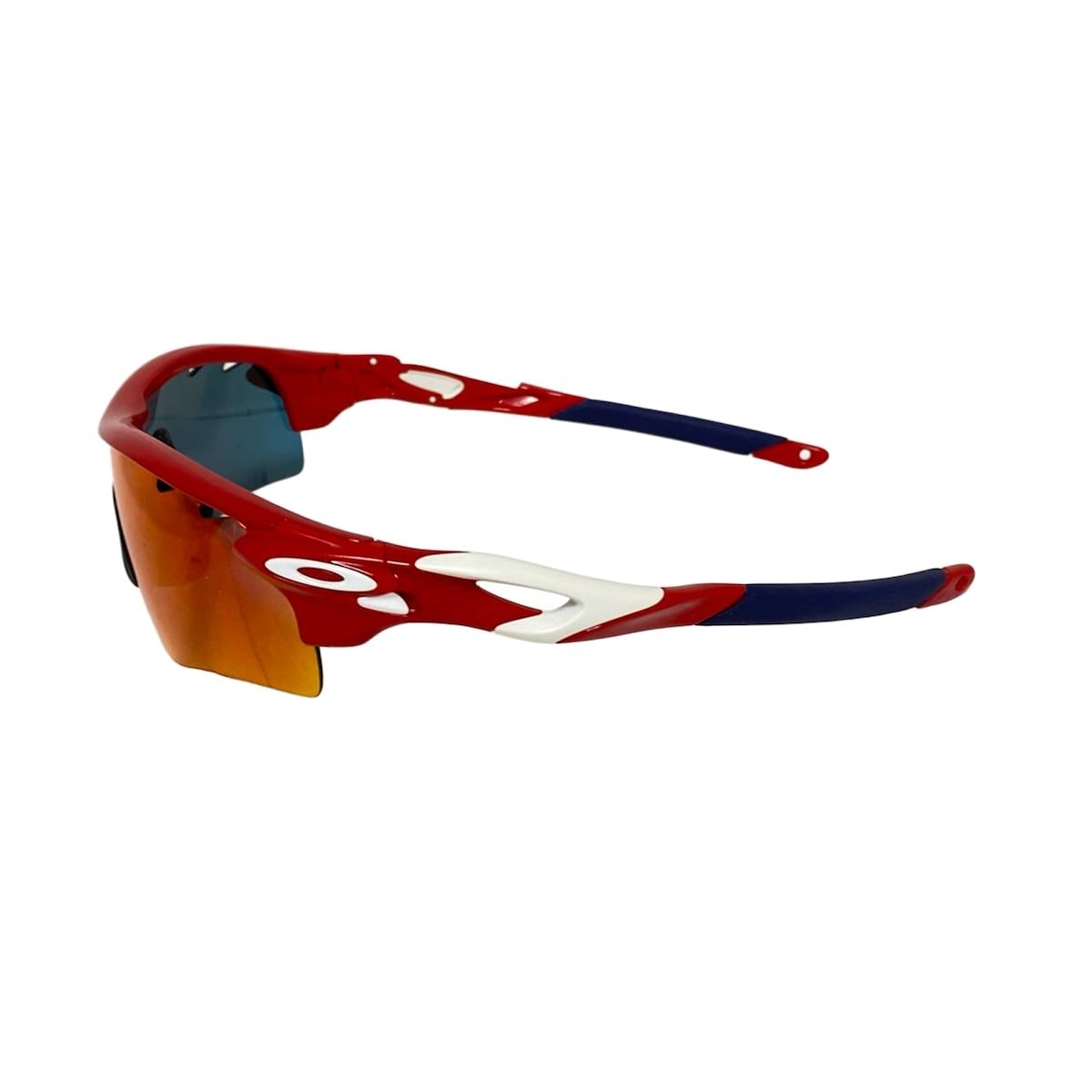 OAKLEYサングラス赤白 Oakley スポーツ用サングラス 赤レンズ 白