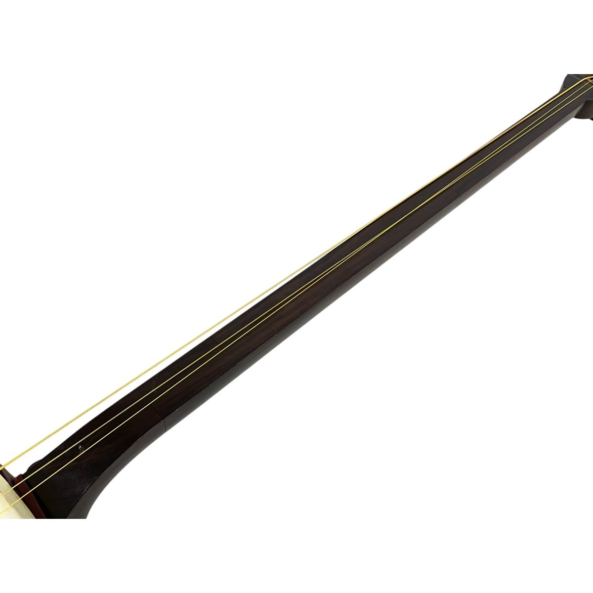 1.三味線　和楽器　弦楽器　地唄　三ツ折れ　胴ヤブレあり　ジャンク品 1.三味線 和楽器 弦楽器 地唄 三ツ折れ 胴ヤブレあり ジャンク品