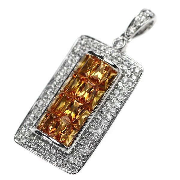 サファイア0.95ct ダイヤ1.3ct ペンダントトップ | hartwellspremium.com