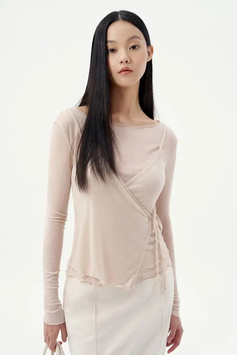 メビ ロゼ Tシャツ ペールピンク 0 サイズ