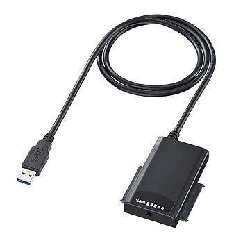 【中古】(非常に良い)サンワサプライ HDDコピー機能付きSATA - USB3.0変換ケーブル 1.0m USB-CVIDE4