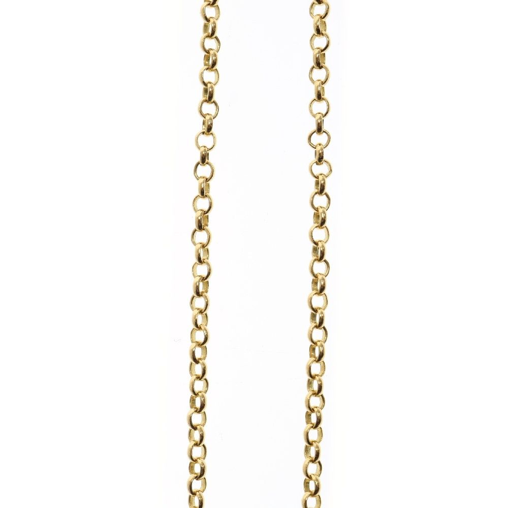 CHROME HEARTS (クロムハーツ) 22K NECKCHAIN R18 ロールチェーン