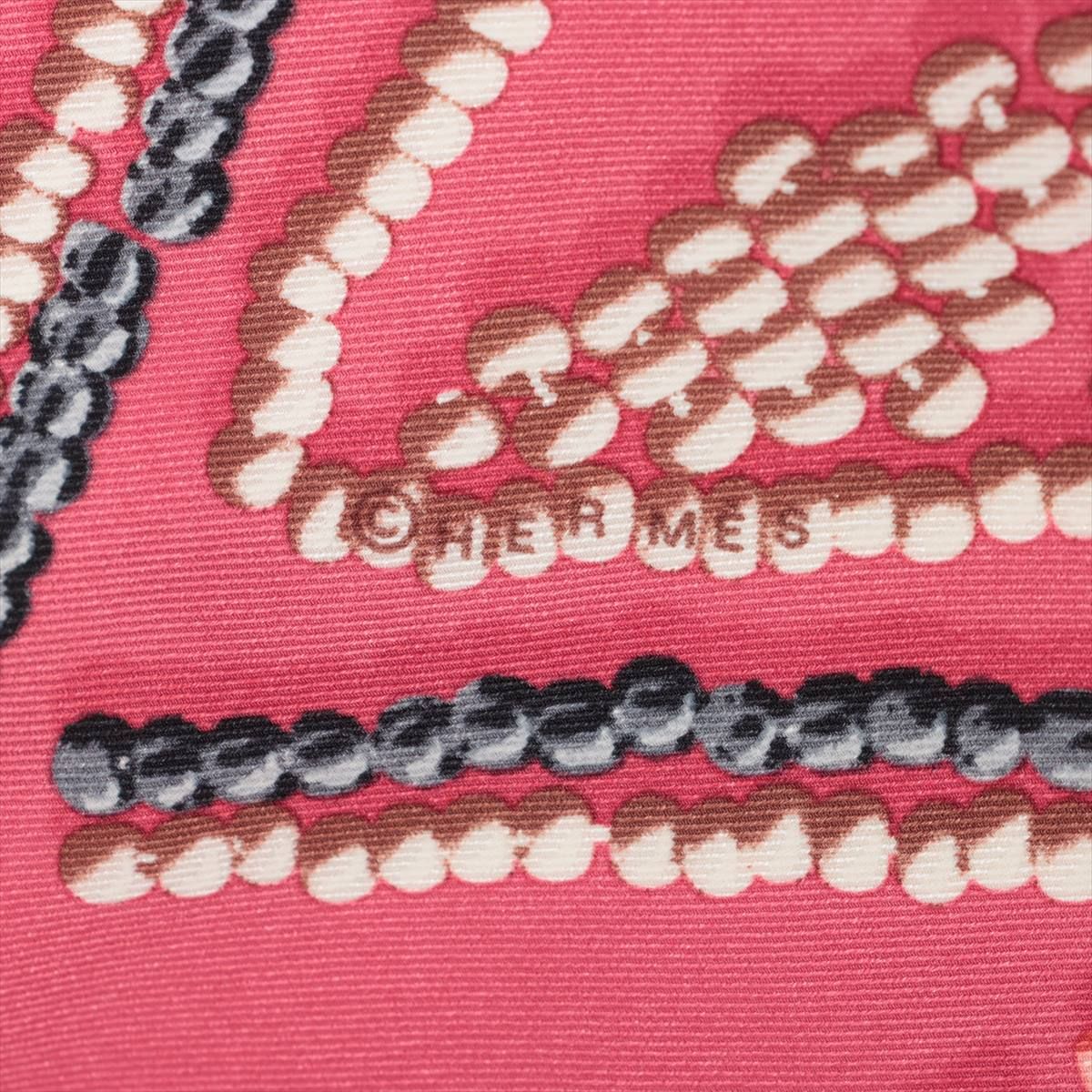 美品 エルメス カレ 70 KELLY EN PERLES ケリーアンペルル 真珠ででき