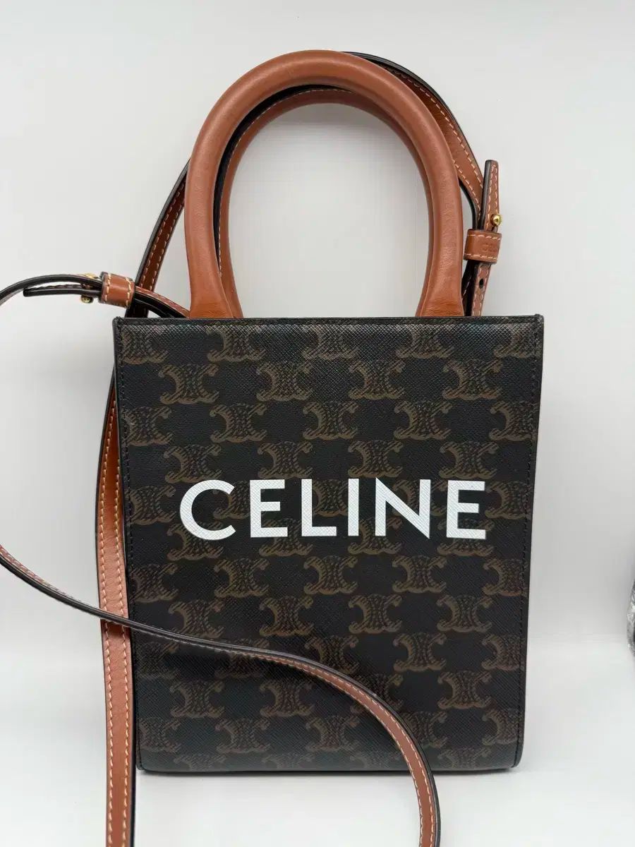 ミニ バーティカル カバス ー CELINE プリント トリオンフ