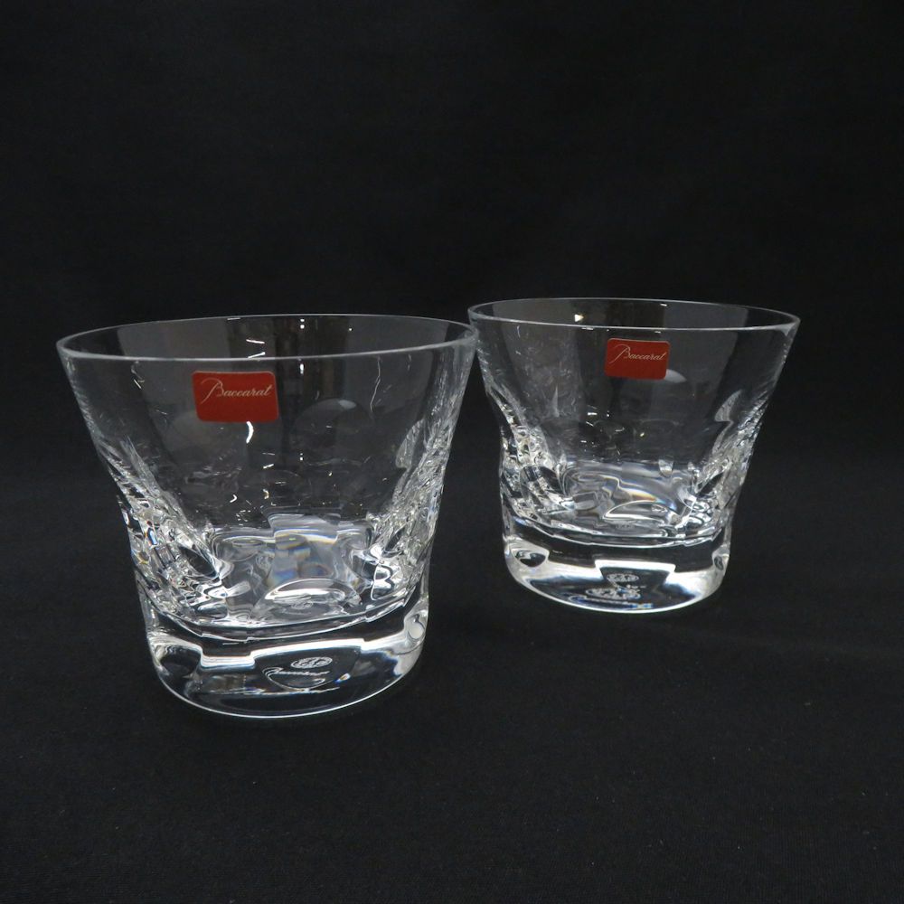 Baccarat バカラ ベルーガ タンブラー 2点 ペア ロックグラス ファッション SC9049G1