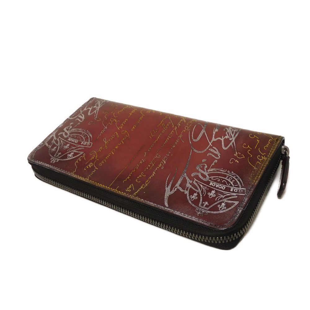 Berluti イタウバ シルバーパティーヌ ベルルッティ ブラウン 長財布 関税込◇限定シルバーパティーヌ希少品!! ベルルッティ ITAUBA