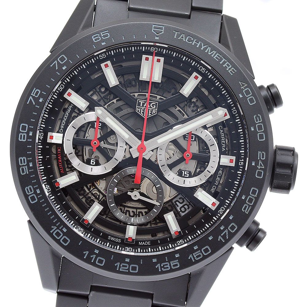 タグホイヤー TAG HEUER CBG2A90 カレラ キャリバー ホイヤー02クロノグラフ 自動巻き メンズ美品箱・保証書付き_898094