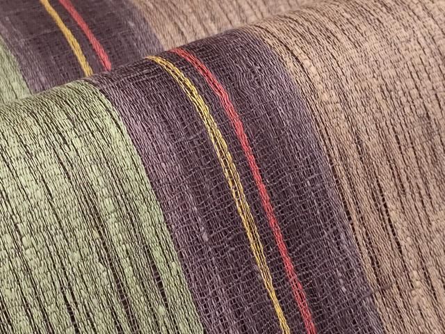 平和屋着物□極上 創業280年 誉田屋源兵衛 スリーシーズン 春夏秋 両面