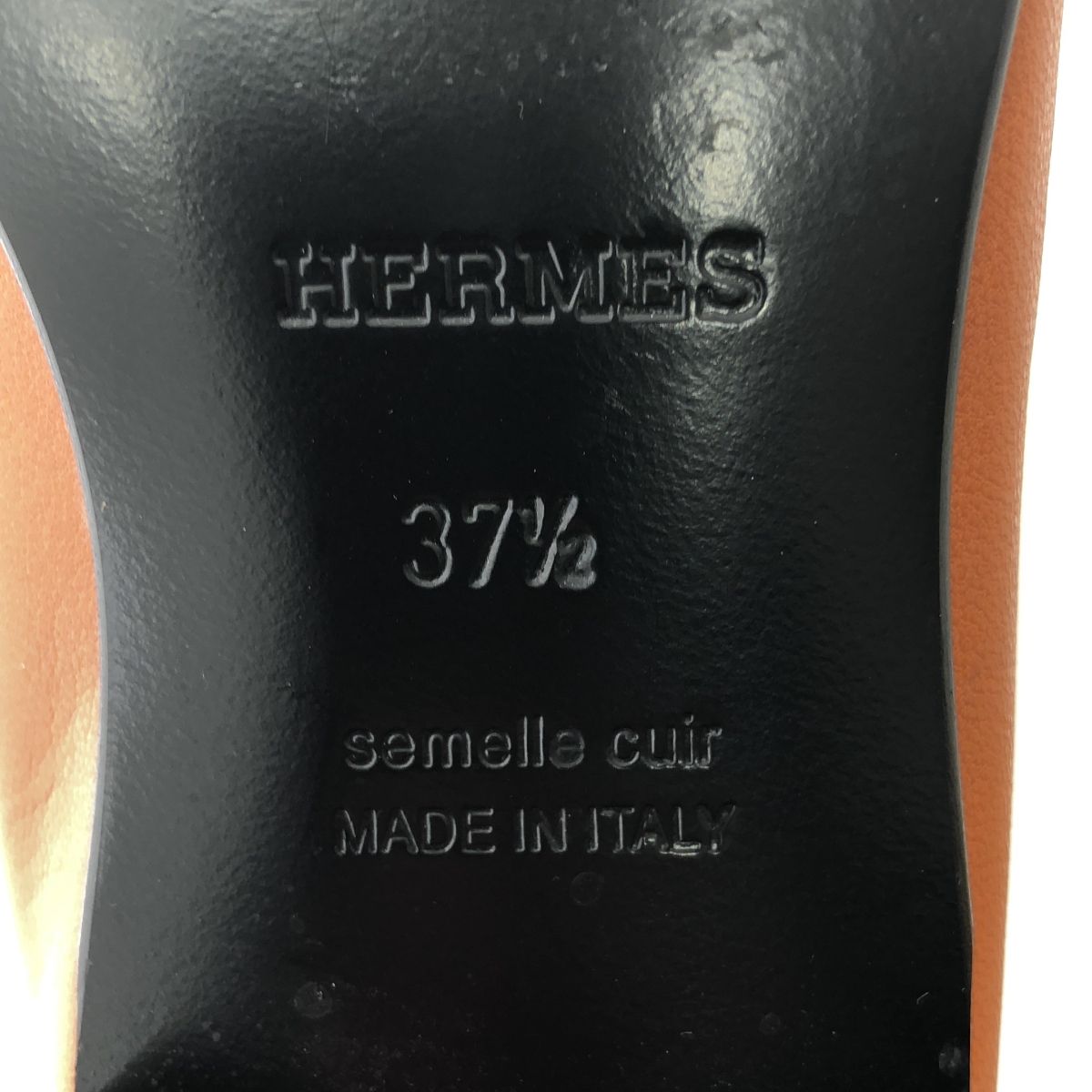 美品】 HERMES / エルメス | Hロゴ金具 ローファー レザーシューズ