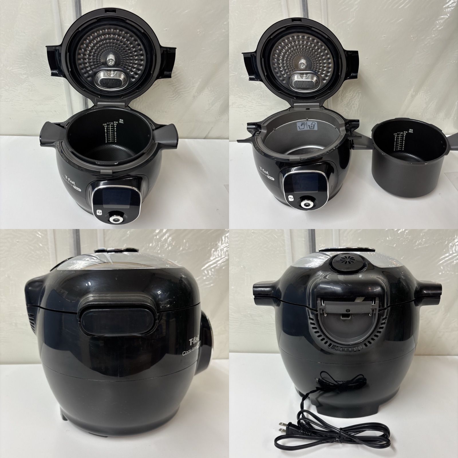 I715 ? T-fal 電気圧力鍋 Cook4me Noir ⭐動作確認済 ⭐クリーニング済