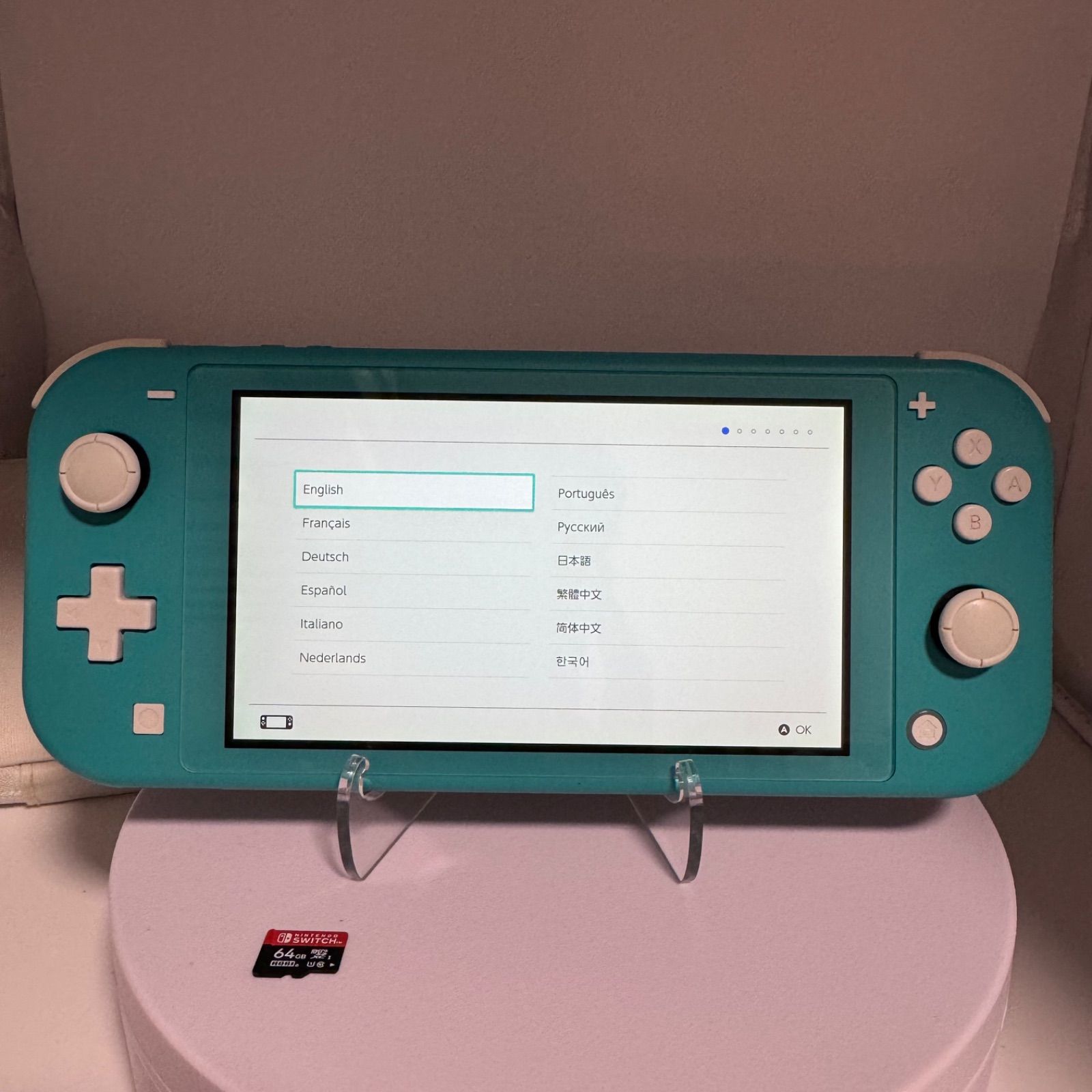Nintendo Switch Lite ターコイズ 本体 SD64GB ケース付属
