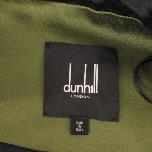 ダンヒル dunhill 近年 ジャケット フード 裾ドロスト XS 緑 グリーン  