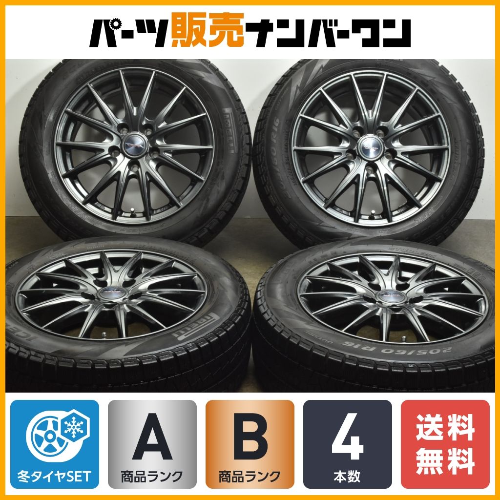 中古アルミ16X6.5 PCD114.3 エコフォルム セレナ