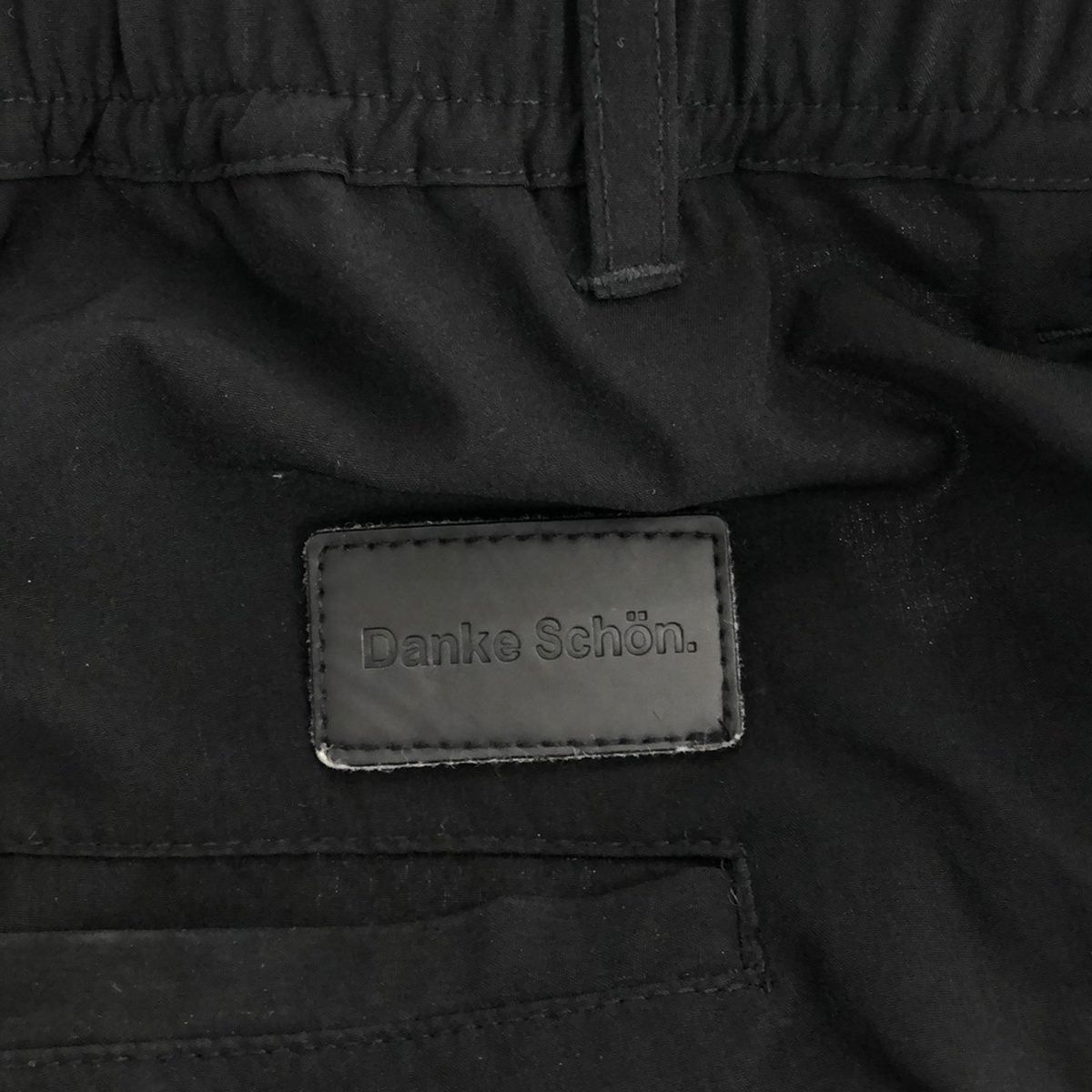 Danke schon ダンケシェーン 23SS 撥水SN POCKET CARGO PANTS ナイロンカーゴパンツ 23S-PTL066-DS ブラック L