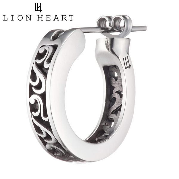 ライオンハート ピアス LION HEART CITYPOP クロッシング フープ ピアス TYPE J” シティポップ シルバー925 01EA0961SJ 正規品