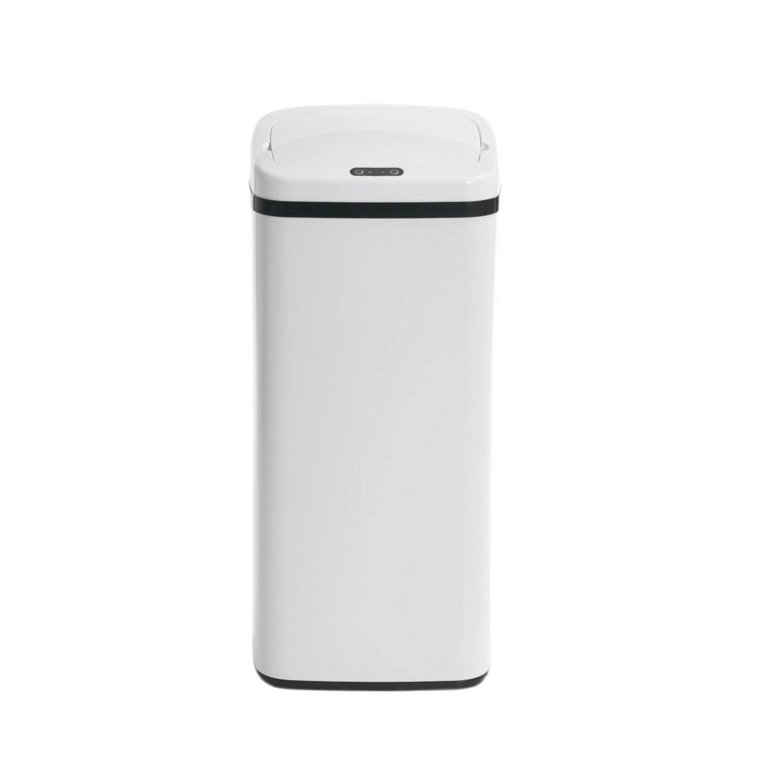 ゴミ箱 45リットル 自動開閉 自動ゴミ箱 45L 大容量 ふた付き センサー全自動開閉式 ステンレス おしゃれ (ホワイト)