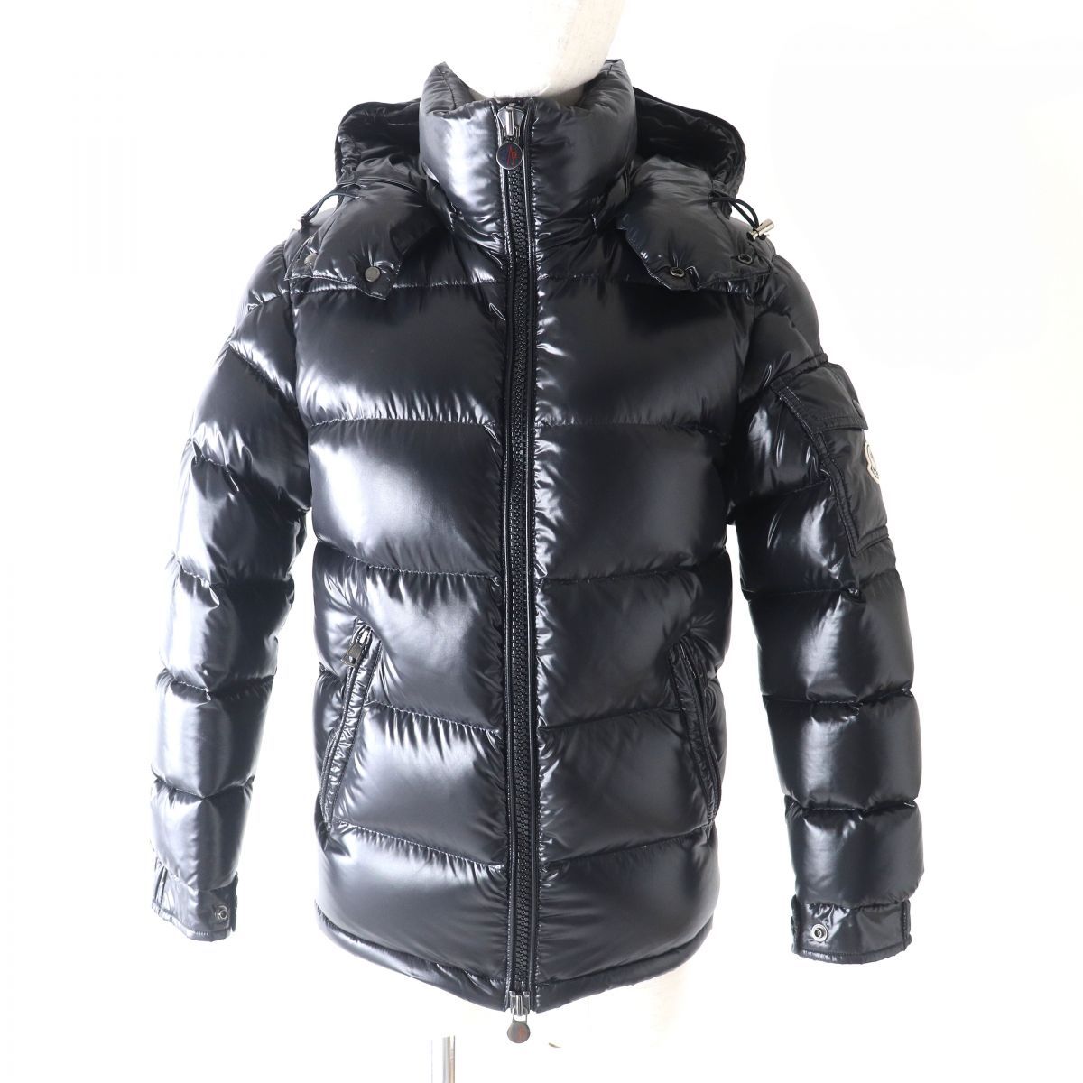 美品△正規品 MONCLER モンクレール MAYA マヤ ロゴワッペン付き ...