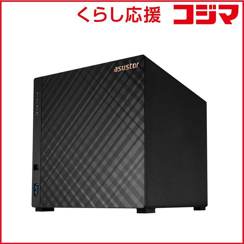 新品 未開封 】 ASUSTOR NAS ［ストレージ無 / 4ベイ］ AS1204T 未使用