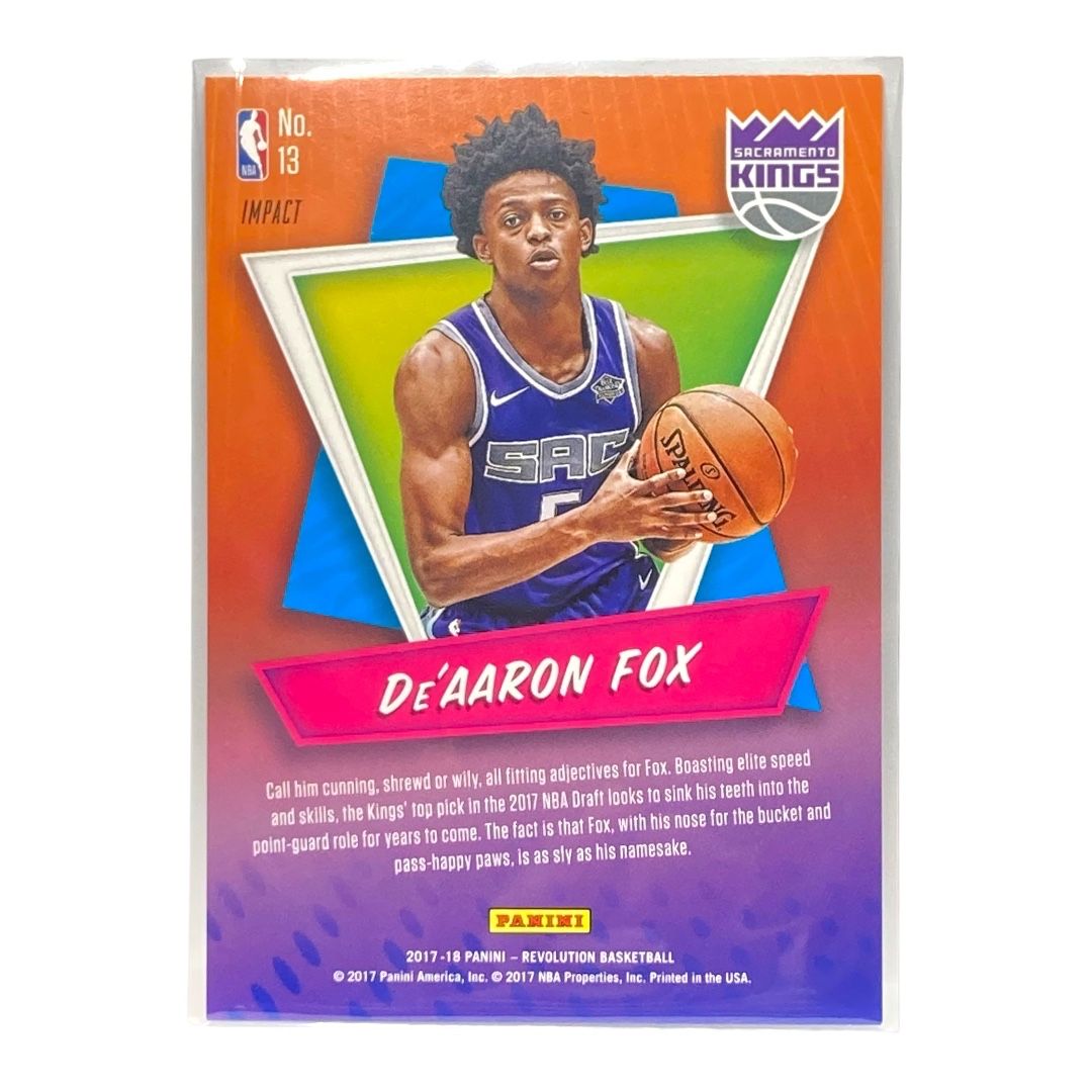 PANINI NBAカード REVOLUTION DE'AARON FOX KINGS #13 送料無料