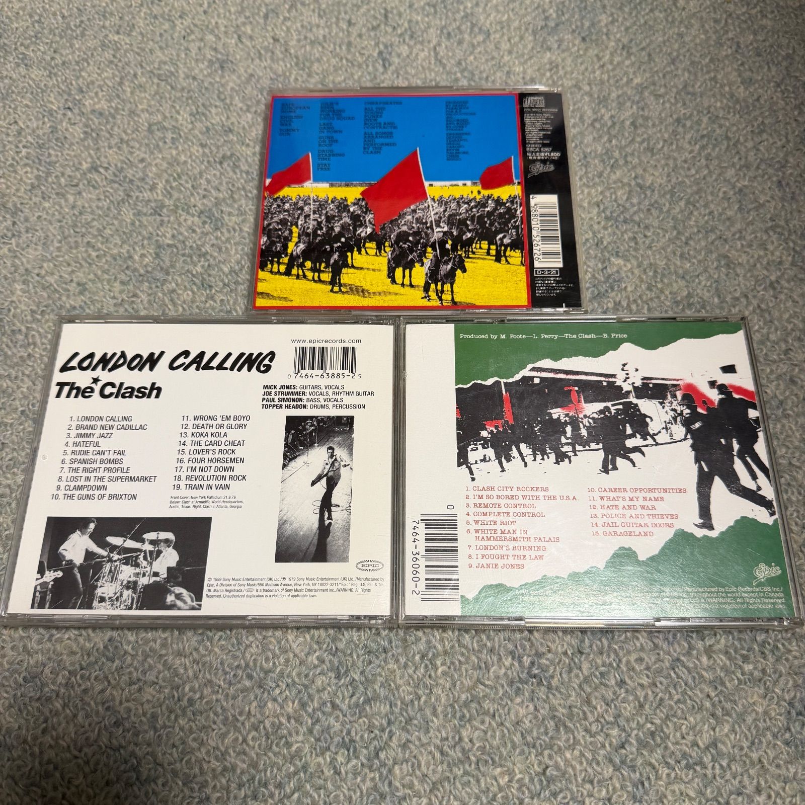 THE CLASH CD3枚セット The Clash・Give 'Em Enough Rope・London