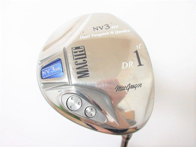 高反発 マグレガー マックテック NV3 420 ドライバー 11度 純正カーボン(R)