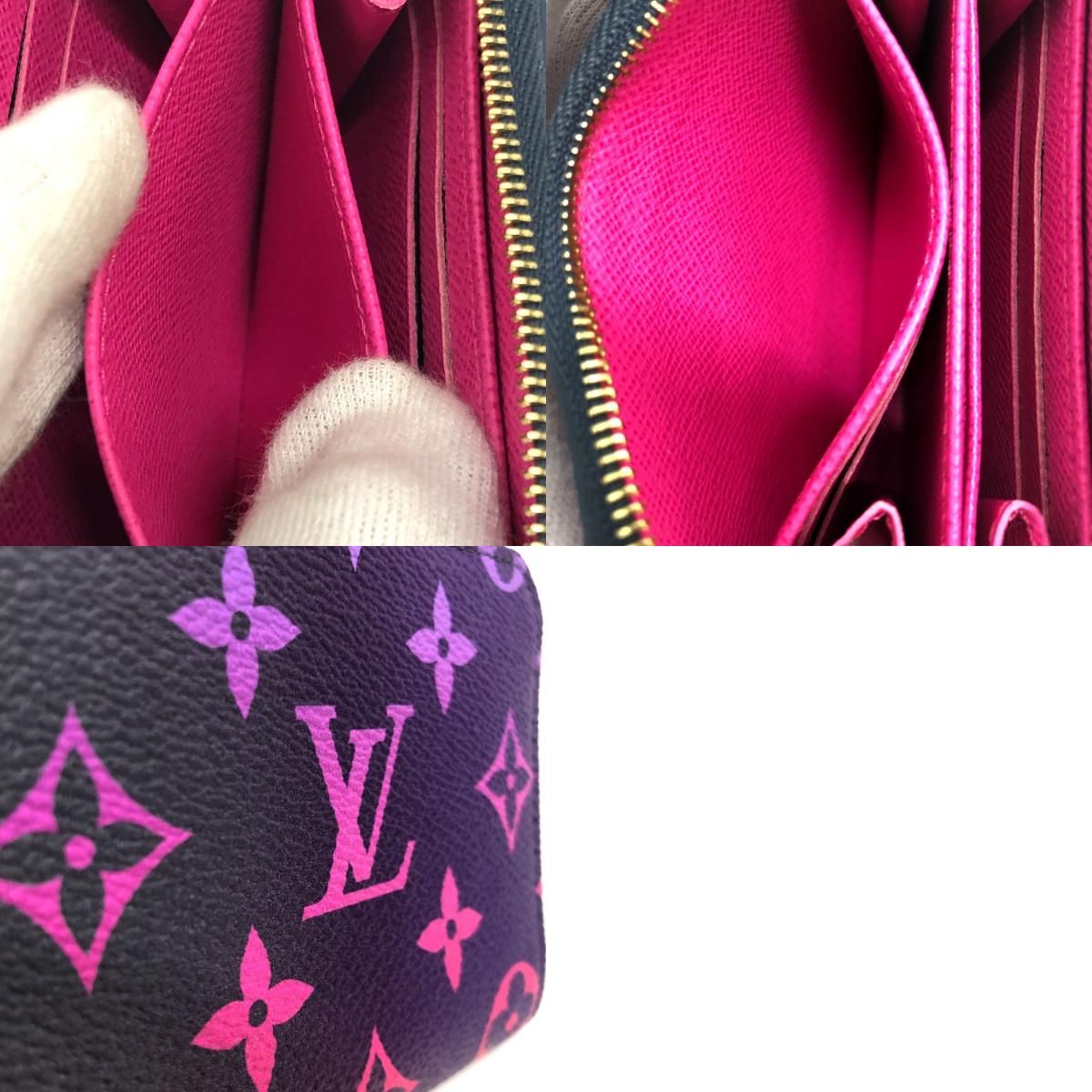 LOUIS VUITTON／ルイヴィトン モノグラムジャイアント ジッピー ルイ 