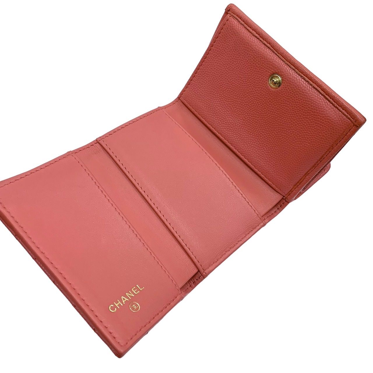 美品です⭐️CHANEL シャネル】 マトラッセ ココマーク 三つ折り  