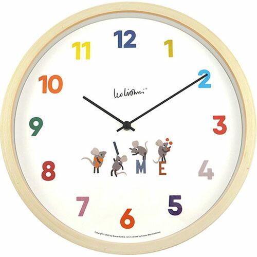 エルコミューン 掛け時計 Leo Lionni Wall Clock Time WCL010
