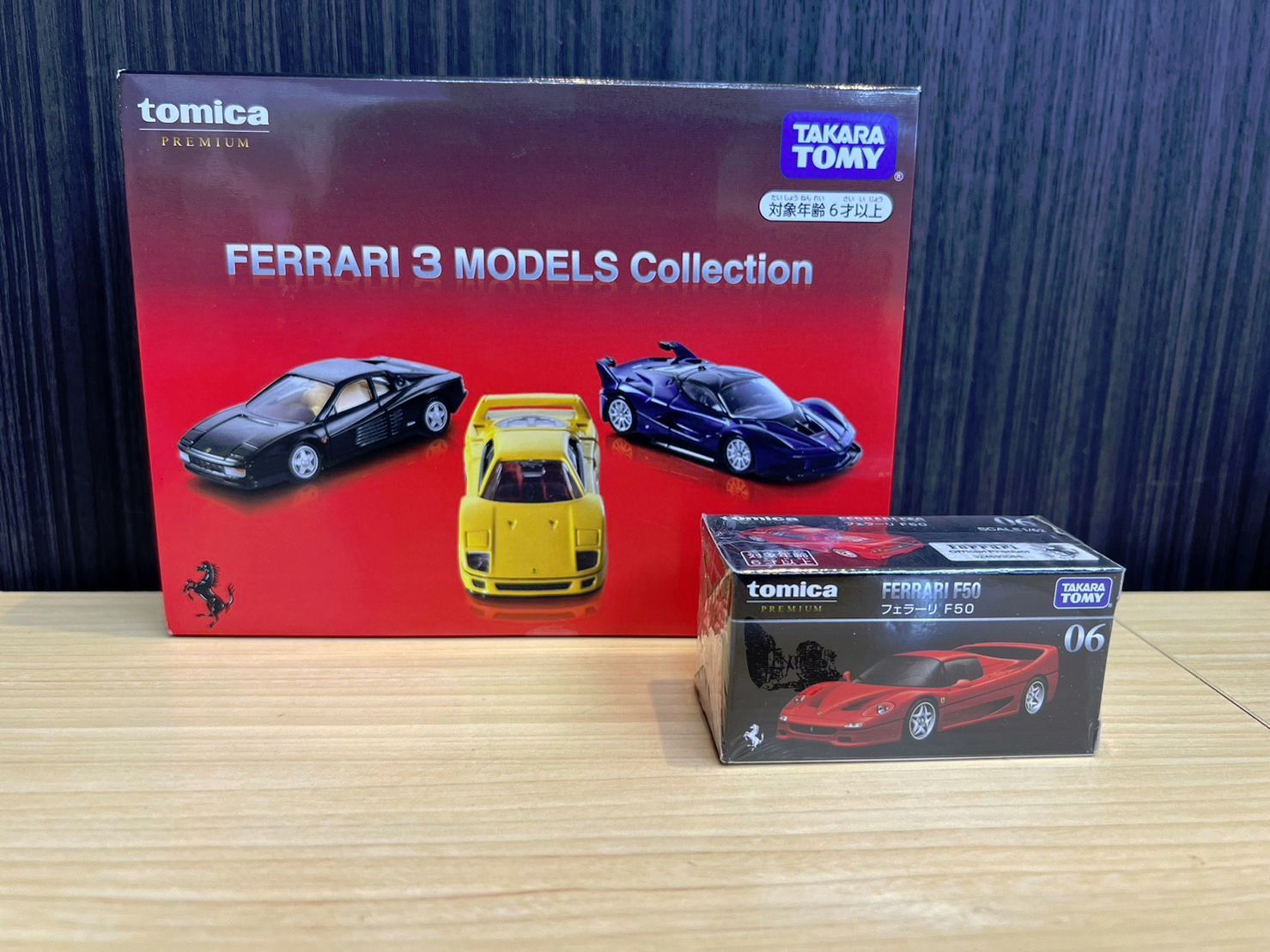 トミカプレミアム　3台セット　テスタロッサ　F40 トミカプレミアム FERRARI 3 MODELS Collection (テスタロッサ
