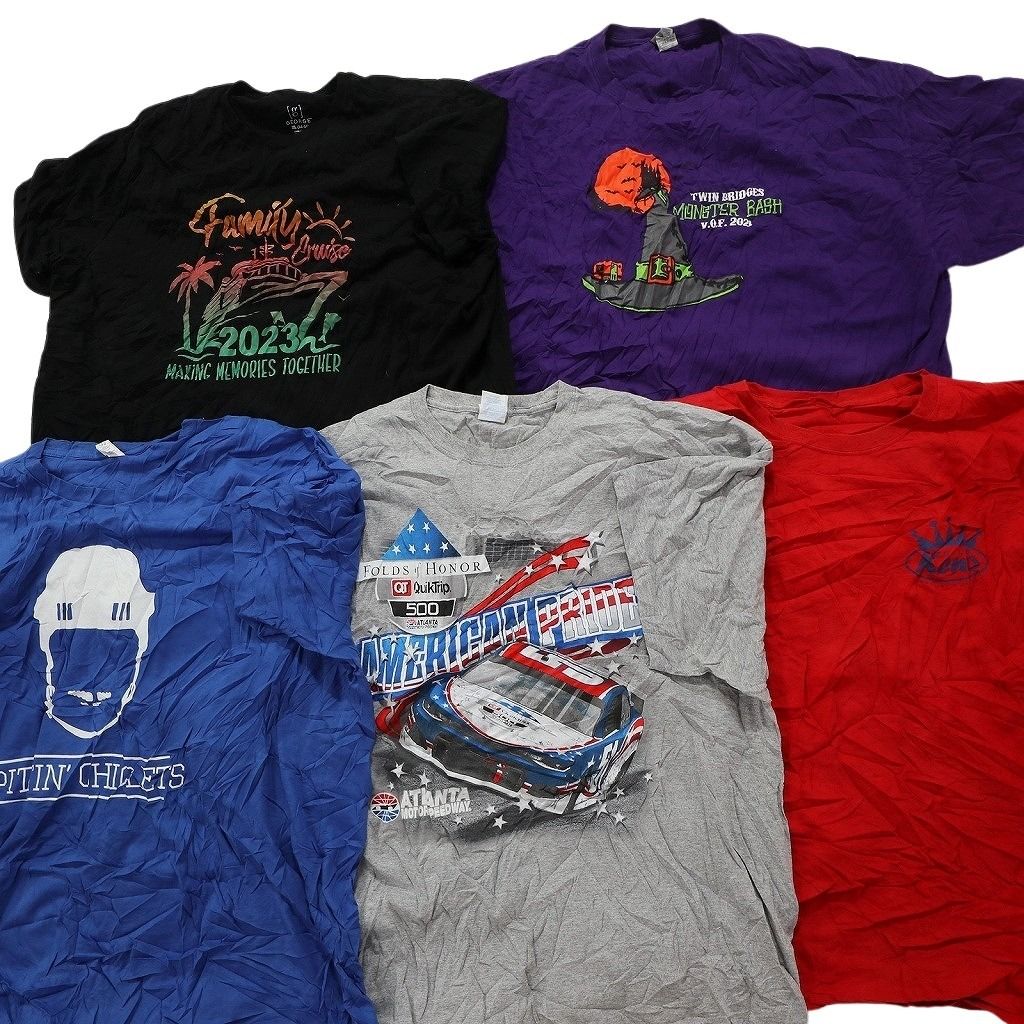 NFL チーフス　古着　まとめ売り 古着卸 まとめ売り カラーmix プリント 半袖Tシャツ 20枚セット