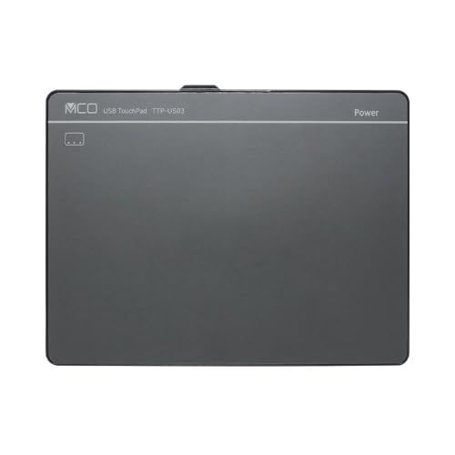 USB有線接続 ミヨシ MCO タッチパッド 高精度 USB 有線接続 トラックパッド Windows11/10 マルチジェスチャー機能対応 最大4本指操作が タッチマウスボタン機能搭載 ドライバーインストール不要 マウスとの併用 インジケーターLED表示でわ