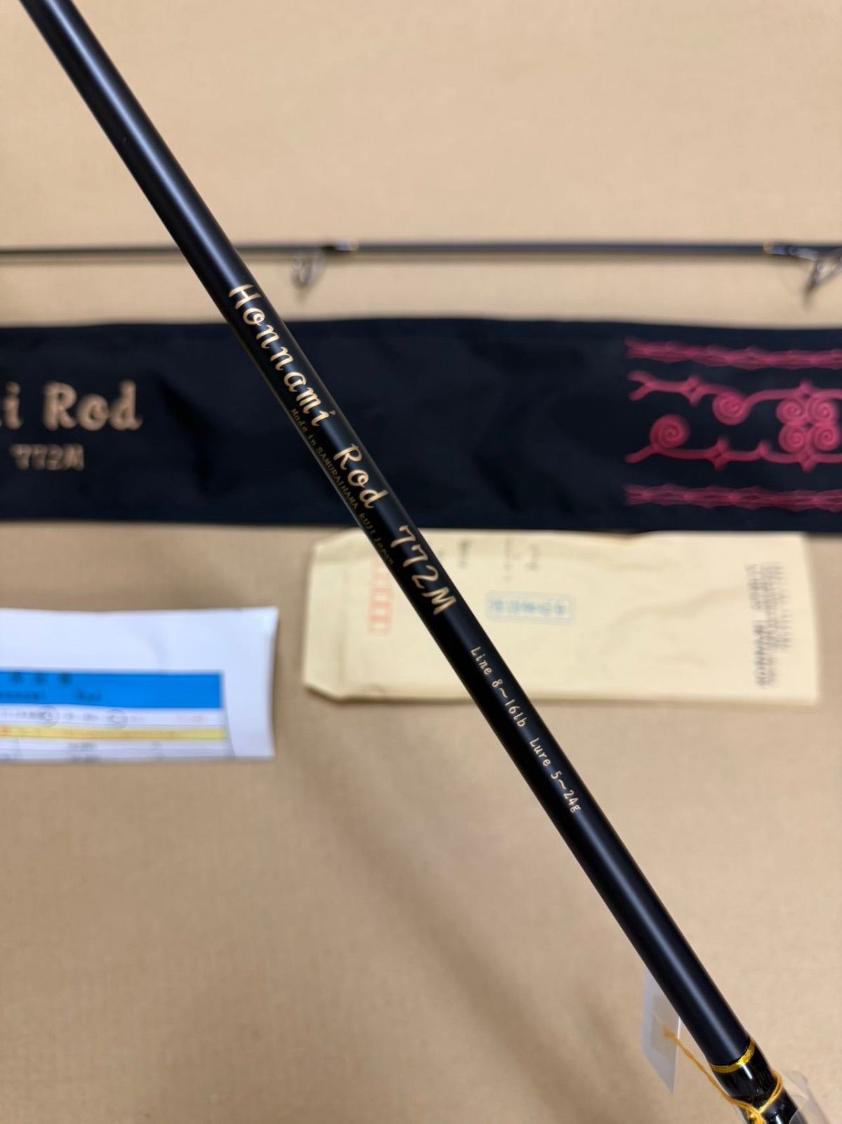 Honnami Rod 772M 渓流竿手作りロッドスピニング　オールスタッグ Honnami Rod 772M 渓流竿手作りロッドスピニング オールスタ