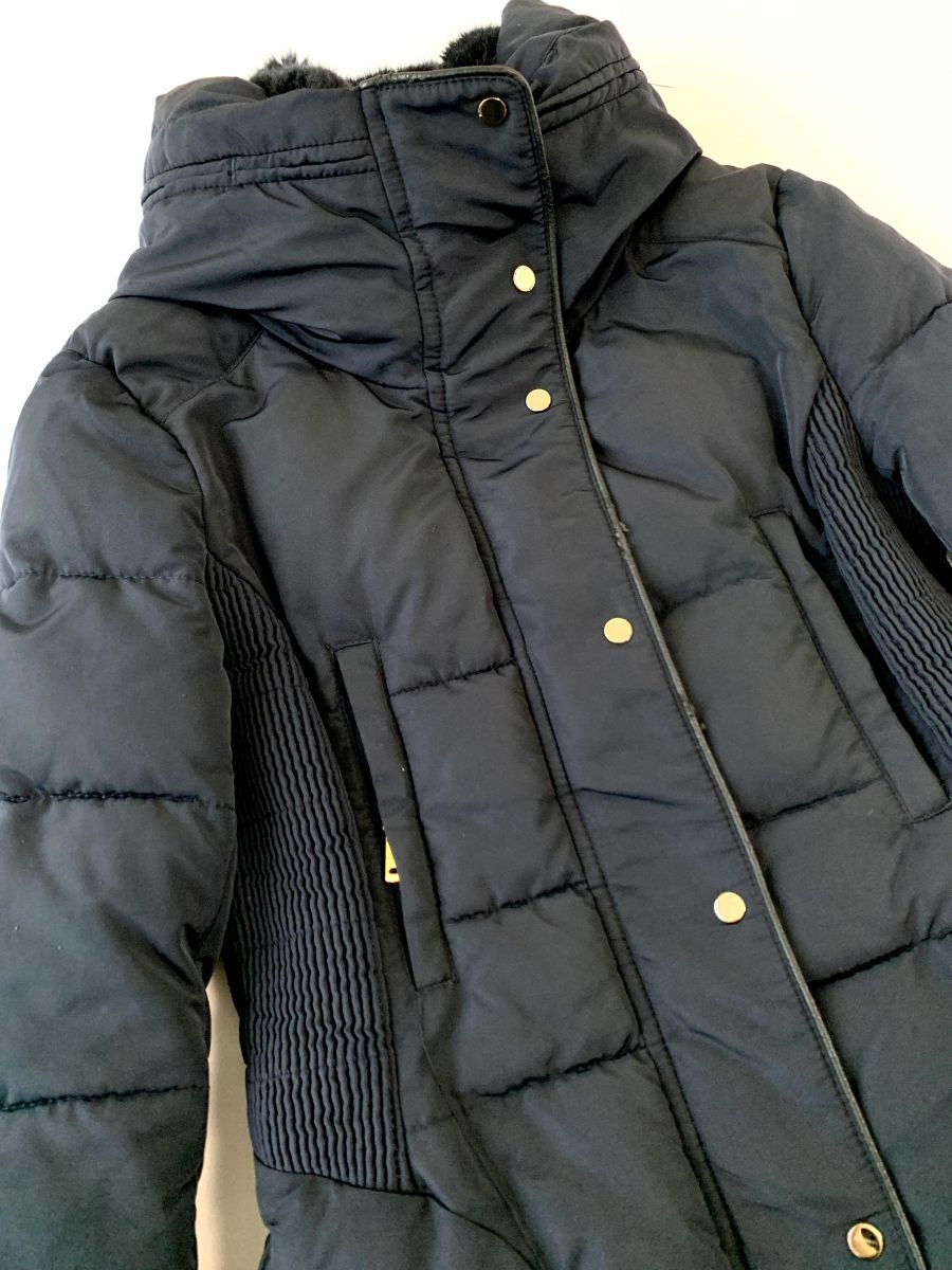 ZARA BASIC ブラック 中綿ジャケット ZARA basic ザラ ベーシック 中綿 エコ ダウン ジャケット