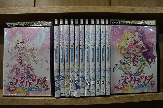 DVD アイカツ! アイドルカツドウ! 2～17巻(未完、1、3、10、11巻欠品) 計13本セット ※ケース無し発送 レンタル落ち ZR3536