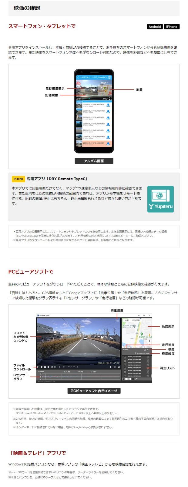 GPS＆HDR搭載
