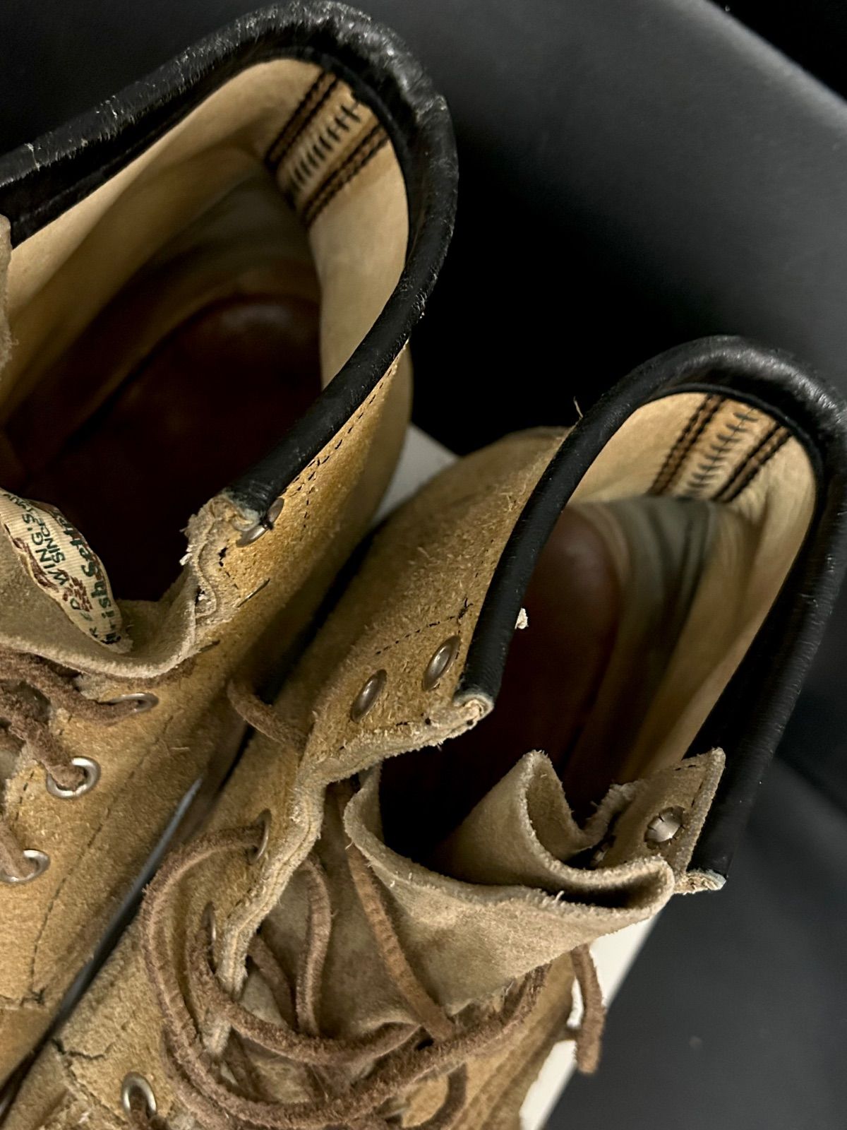 90年代初期RED WING人気品番Moc-toe#8173 ROUGHOUT - メルカリ