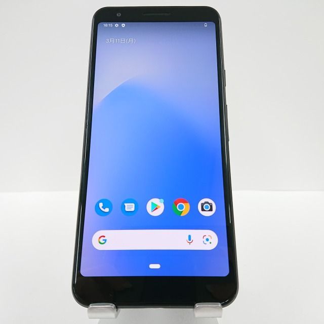 Google Pixel 3a SoftBank ジャストブラック 送料無料 本体 c02766