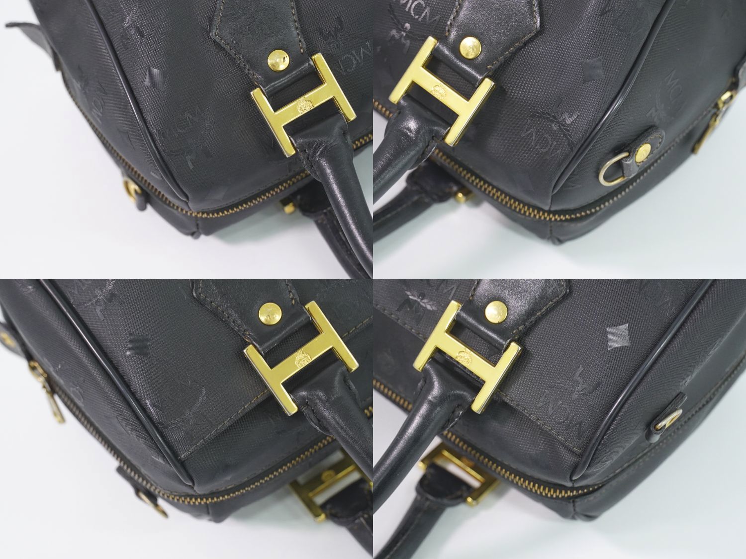 本物 エムシーエム MCM ヴィセトス ミニボストンバッグ ハンドバッグ