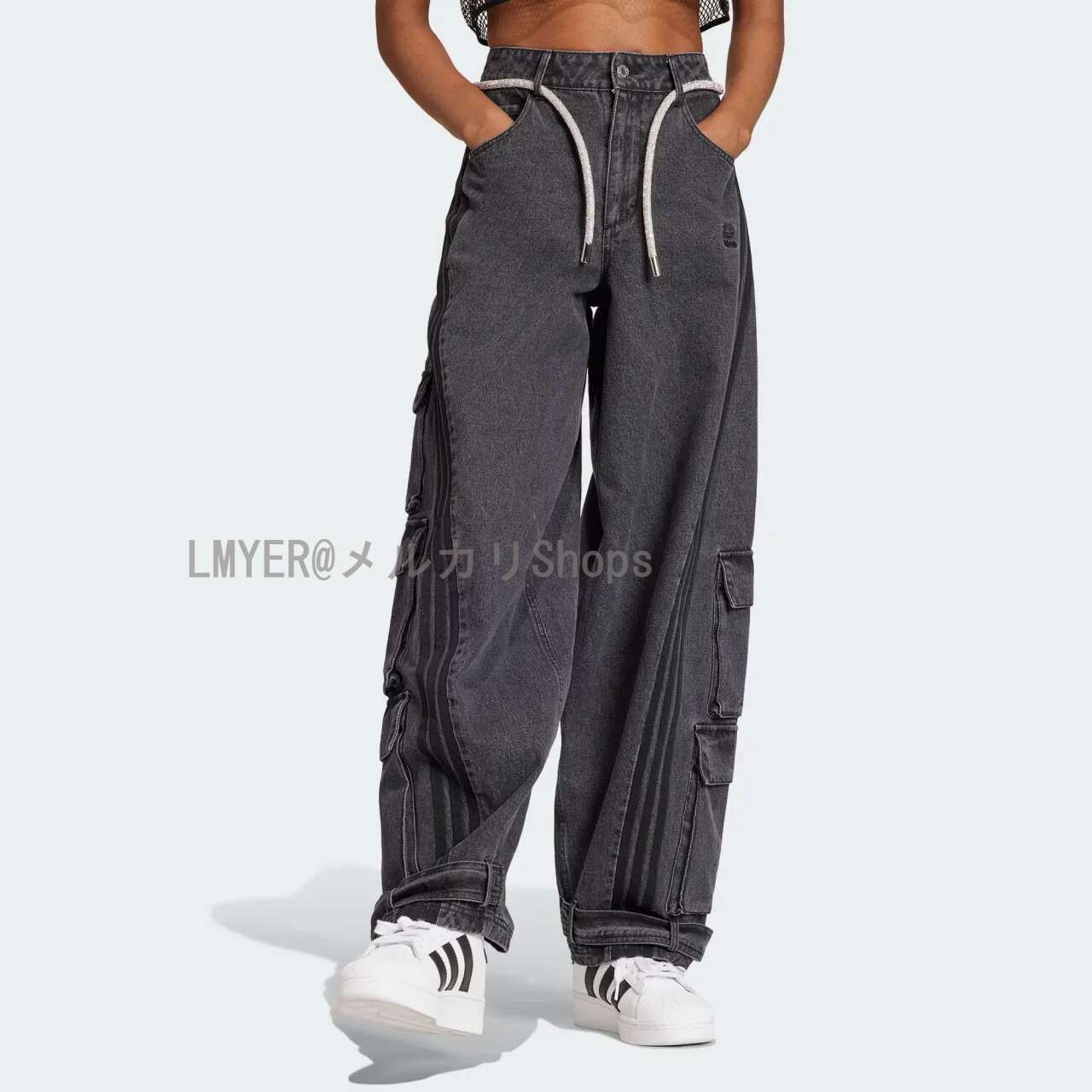 adidas Originals Denim Cargo Running Pants アディダス  