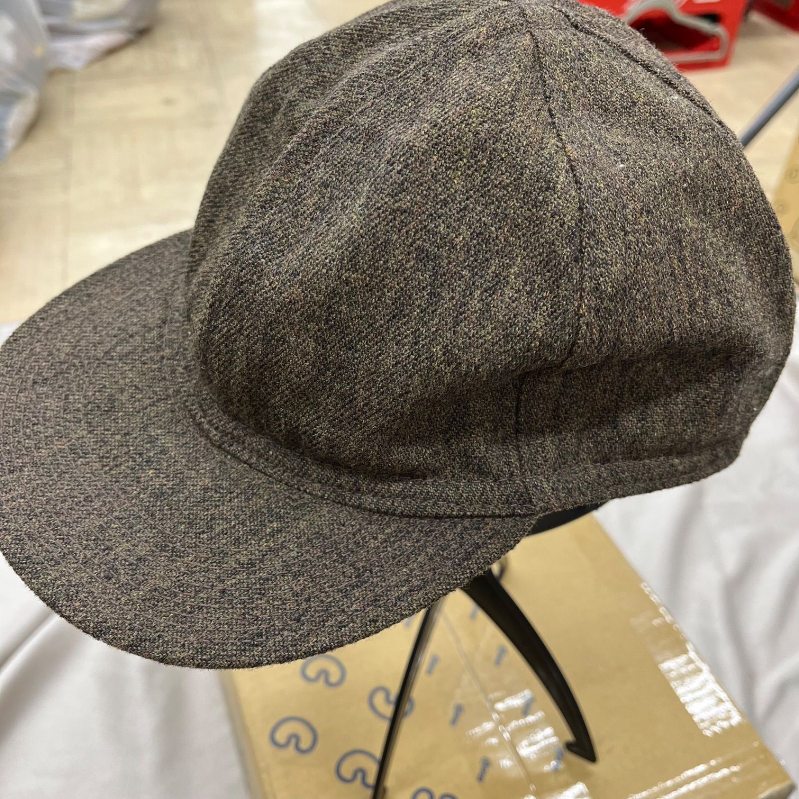 The H.W.Dog -Co キャップ グレージュ トープ マッシュルーム グレー系 茶系 カーキ 混合色 個性的