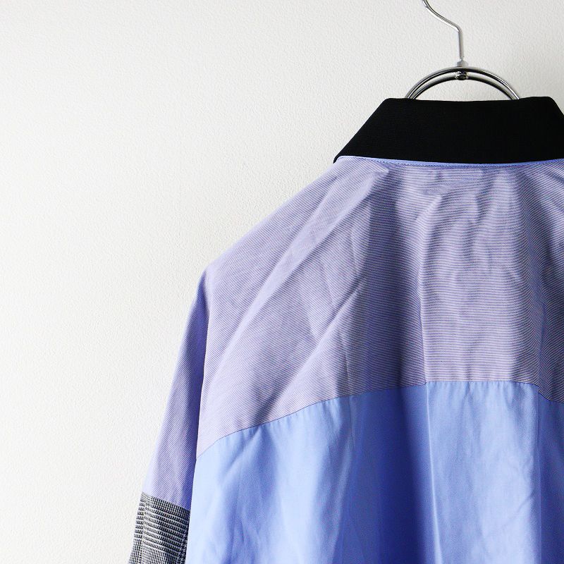 極美品 定価4.2万 2024AW エンフォルド ENFOLD KNIT CLERIC SHIRT 38